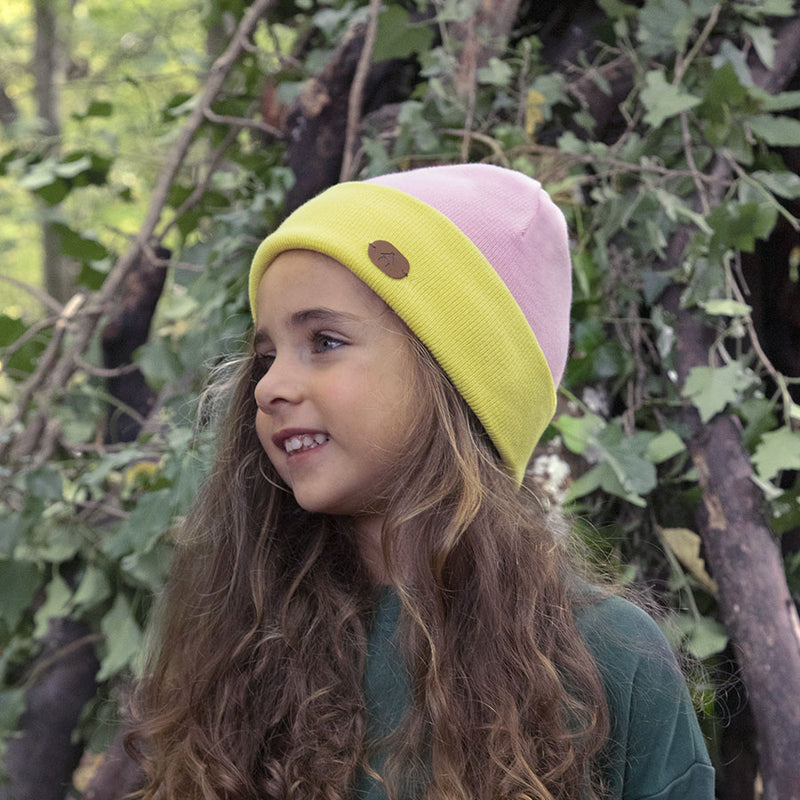 Bonnet Arcata Sunset Jaune & Rose — vue 5