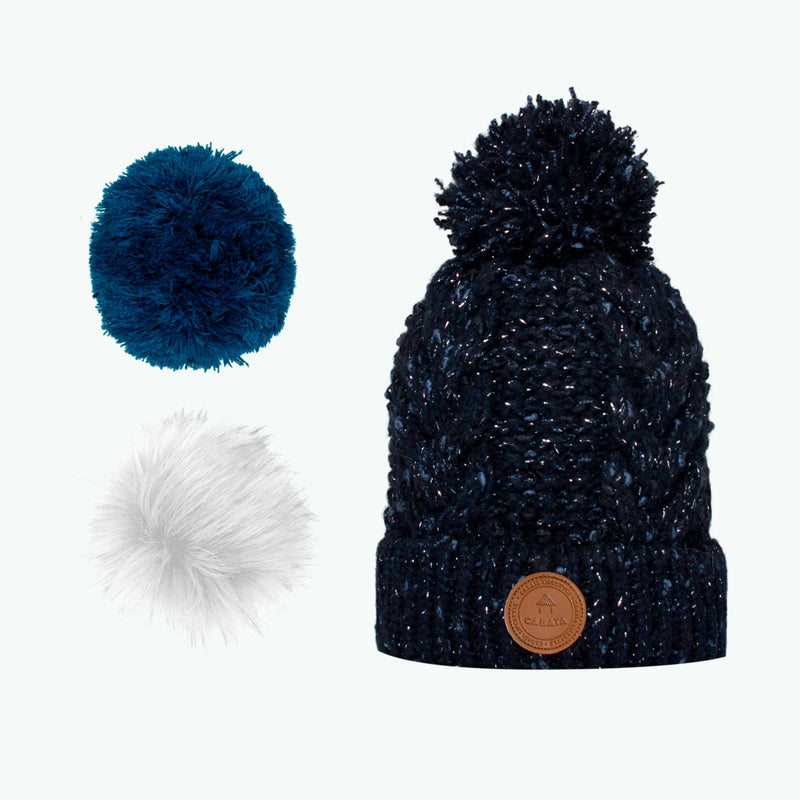 Bonnet Brick Lane Bleu marine - Polaire · Bonnet