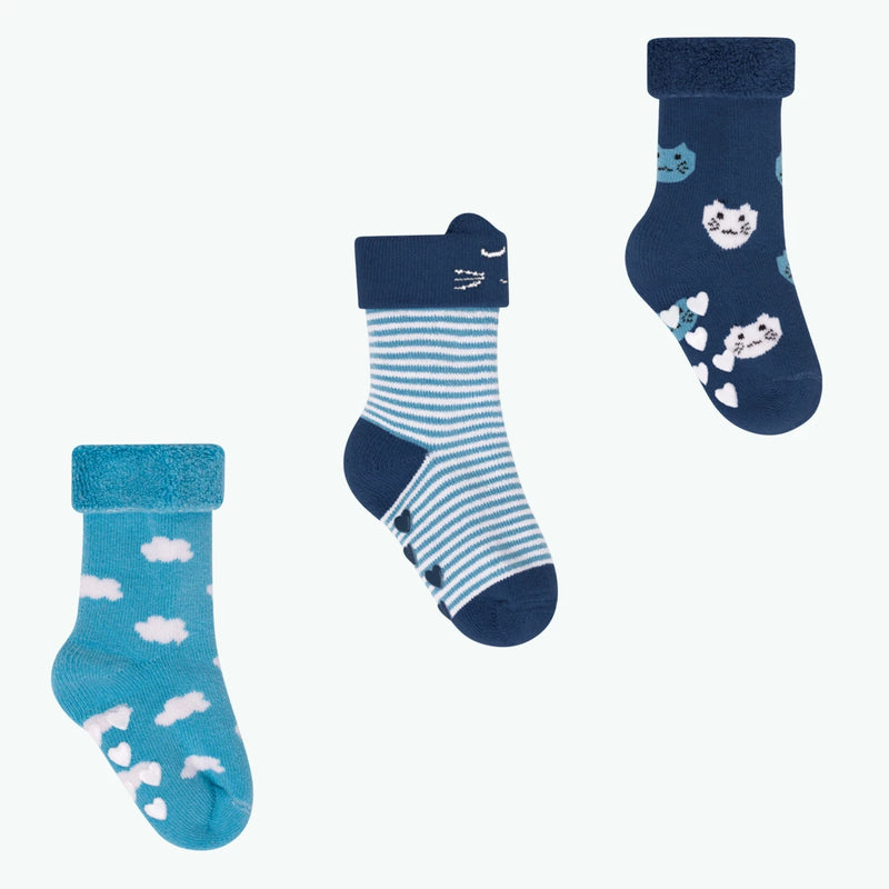Chaussettes Dans les nuages - Pack de chaussettes bébé - Bleu · Chaussette