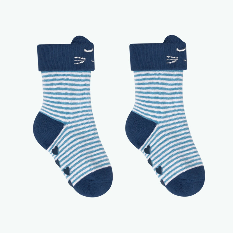 Chaussettes Dans les nuages - Pack de chaussettes bébé - Bleu — vue 5