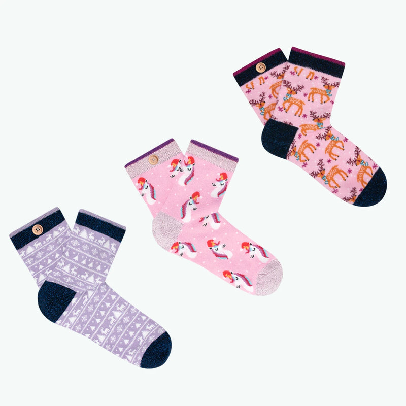 Chaussettes We wish you a pink christmas · Chaussette