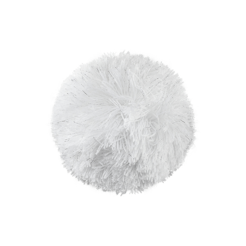 Pompon Silver/White Lurex · Pompon