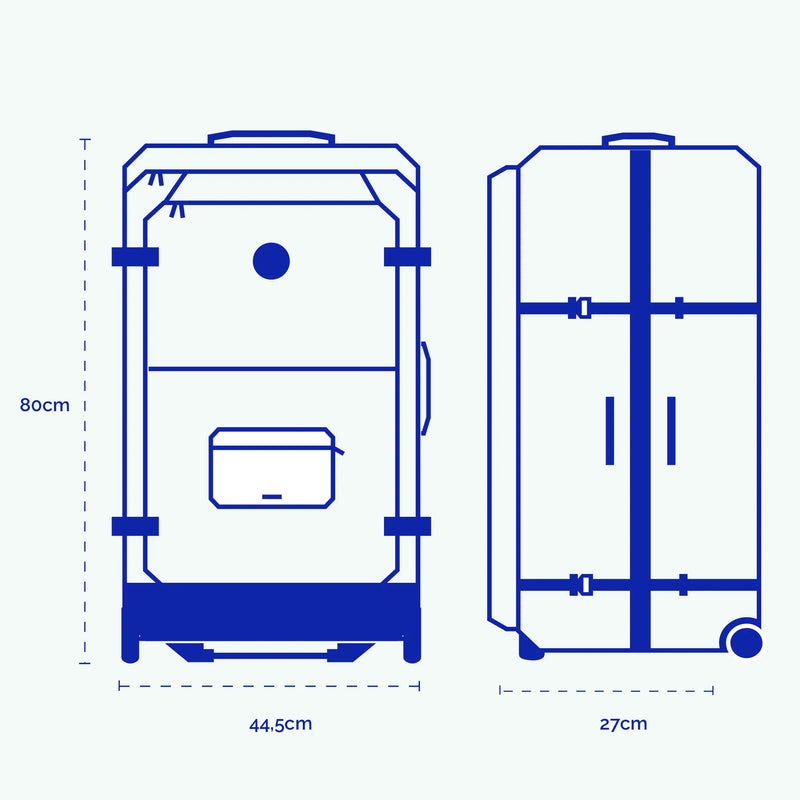 Valise souple 2 roues Large Coromandel — vue 9