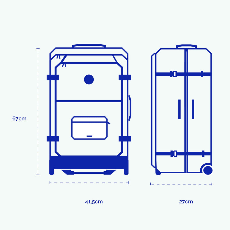 Valise souple 2 roues medium Getaria — vue 9
