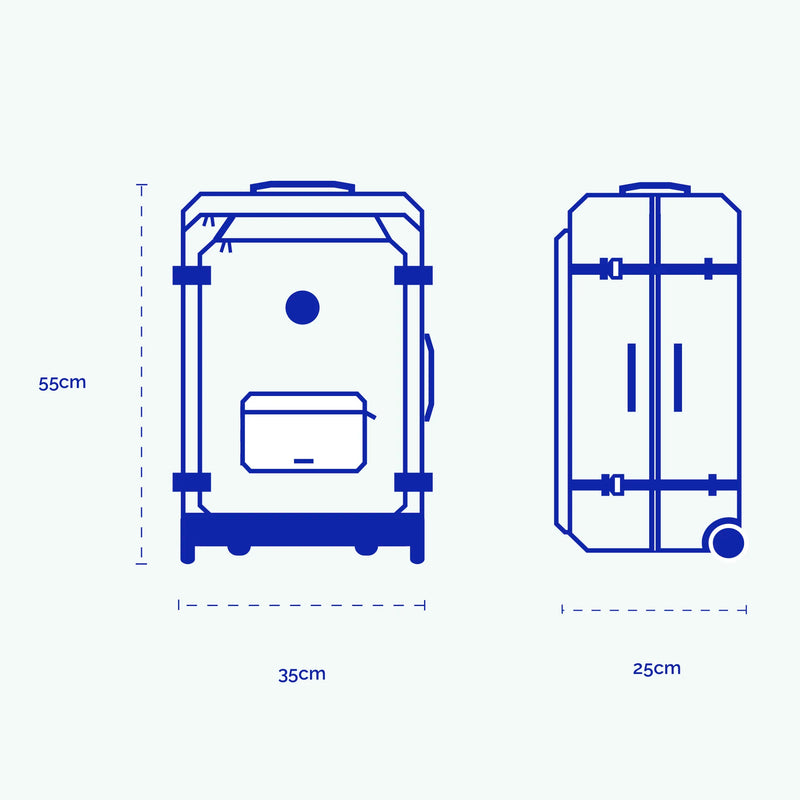 Valise souple 2 roues small Coromandel — vue 8